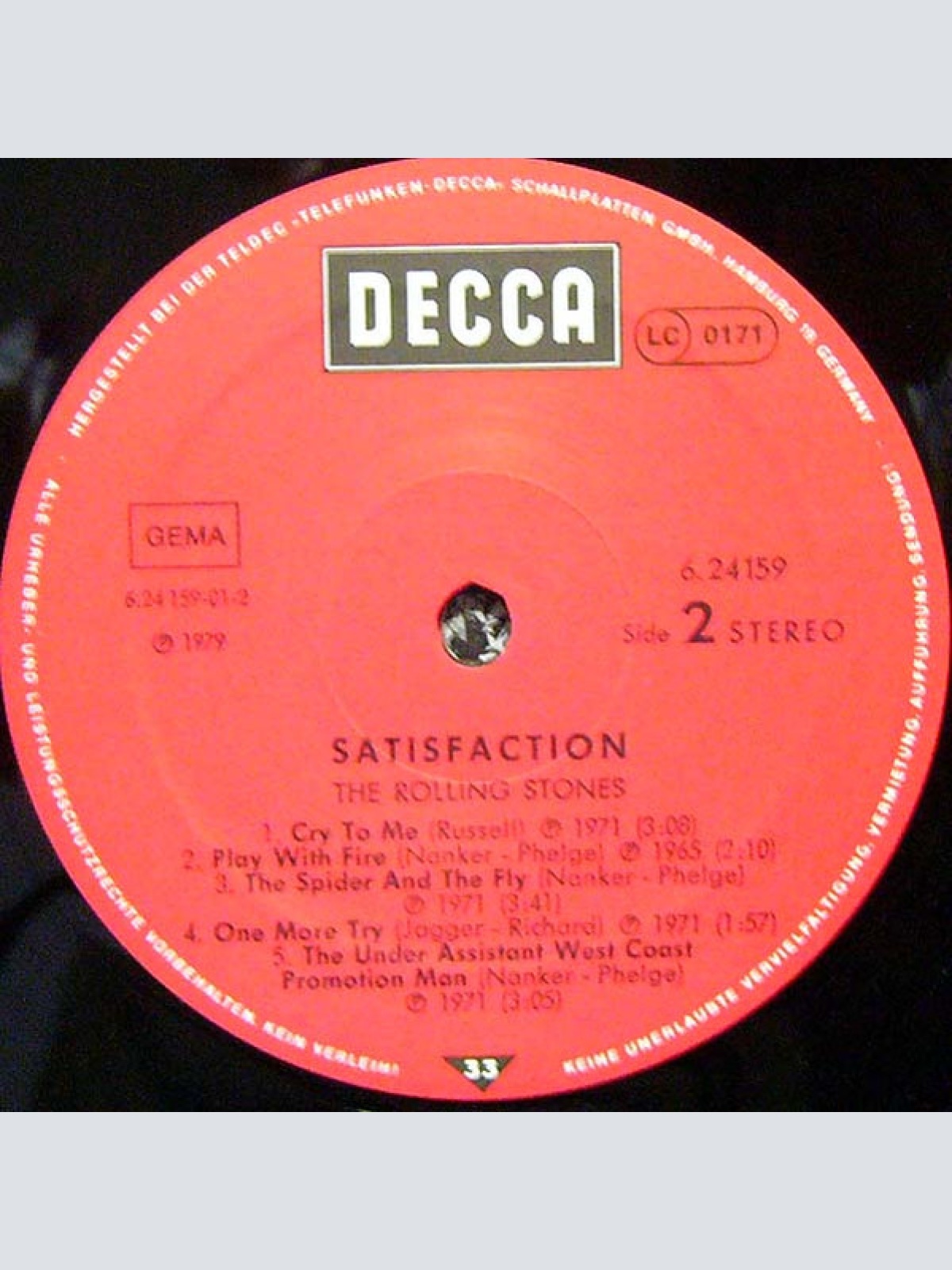 Vinyl / The Rolling Stones - Satisfaction