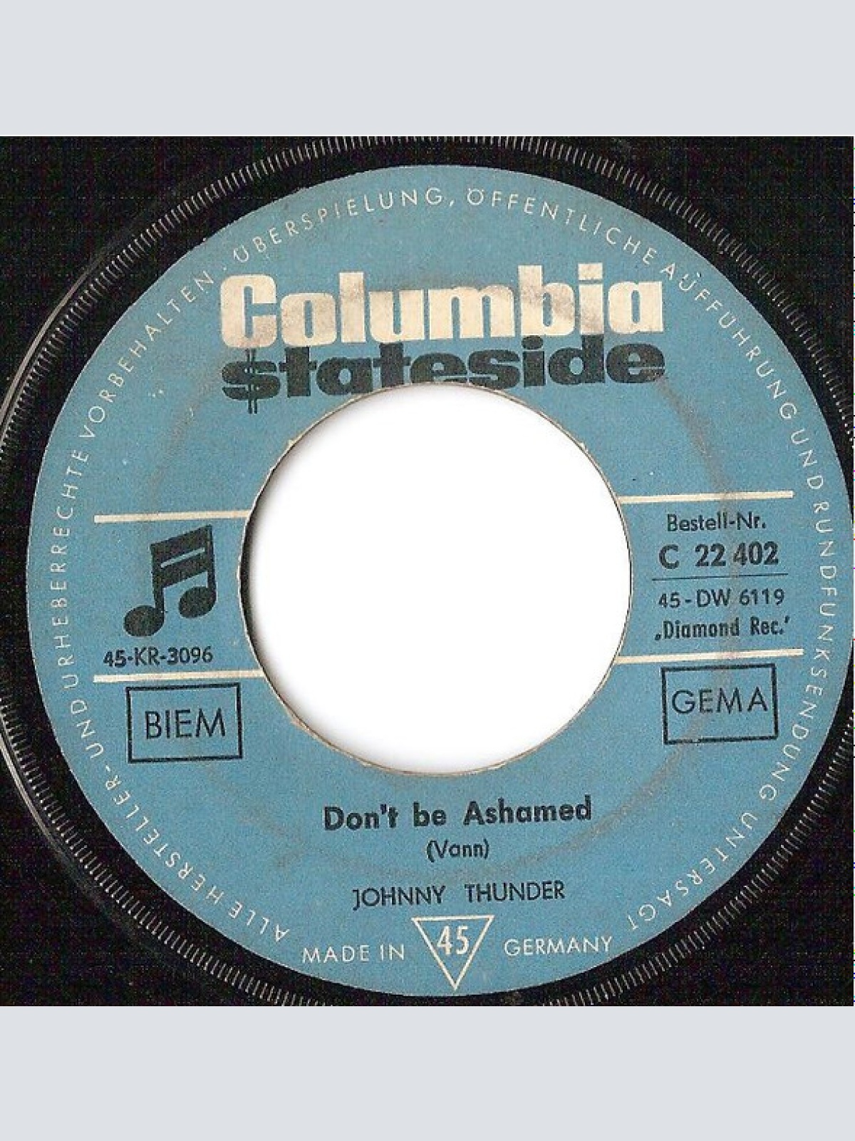 Vinyl / Johnny Thunder - Loop De Loop