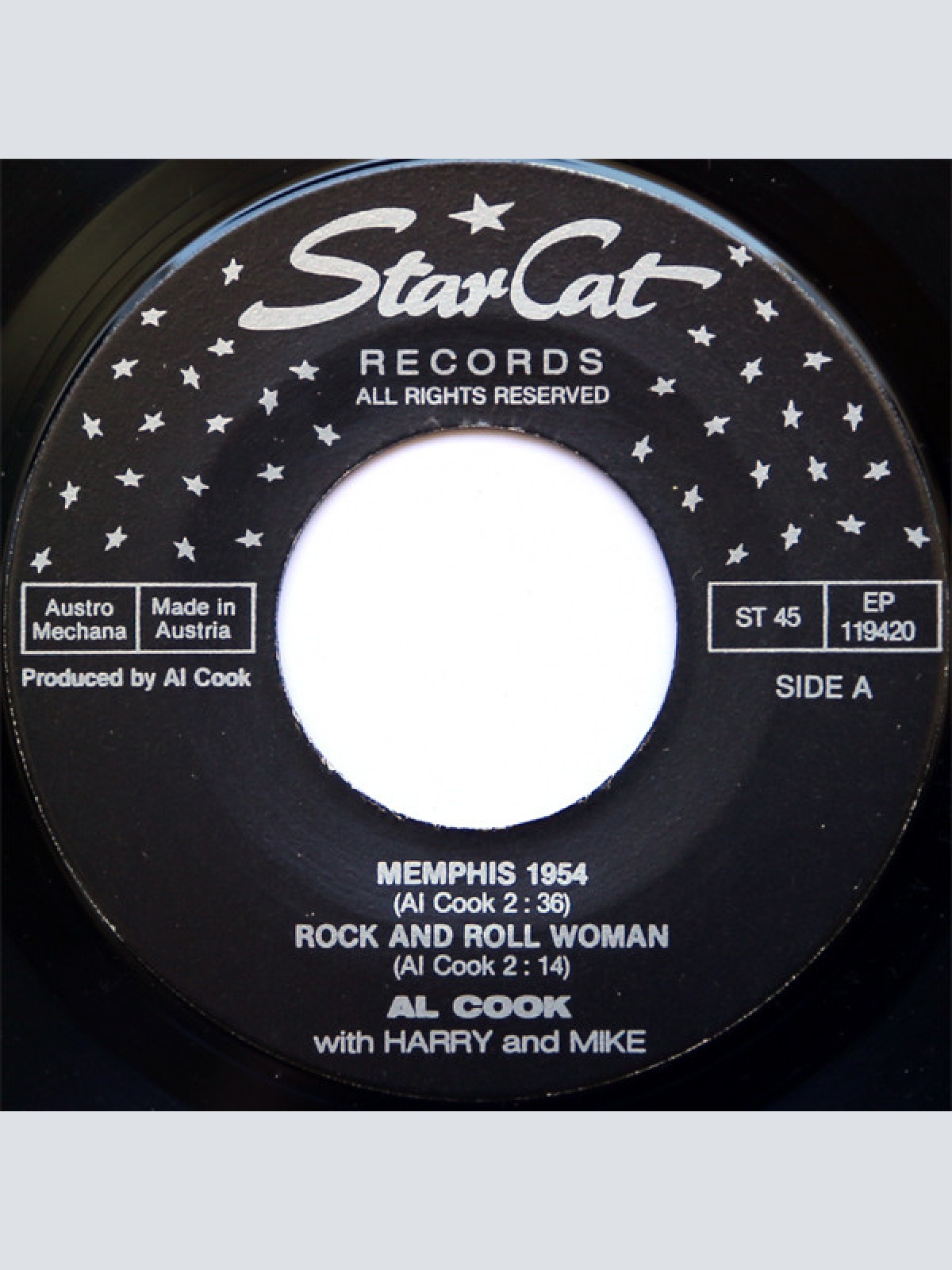 Vinyl / Al Cook (2) With Harry* And Mike* - Memphis 1954