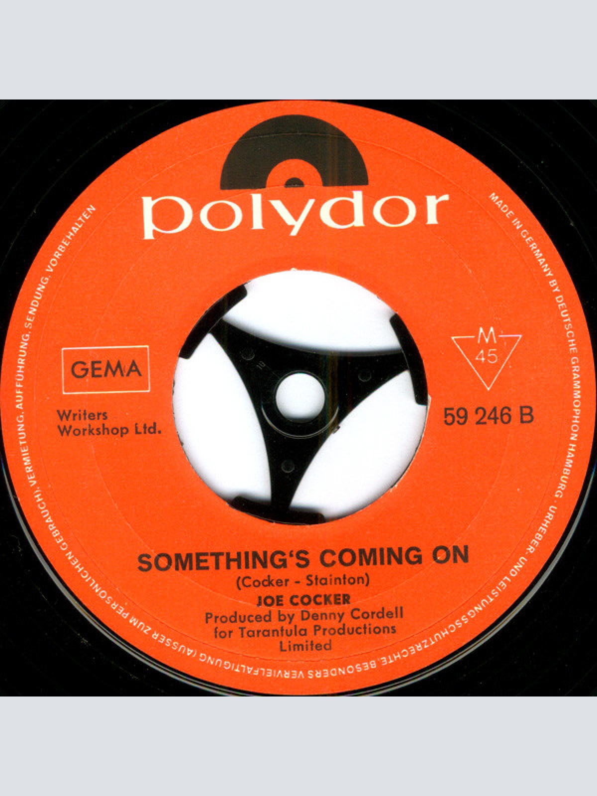 Vinyl / Joe Cocker - With A Little Help From My Friends / Something's Coming On