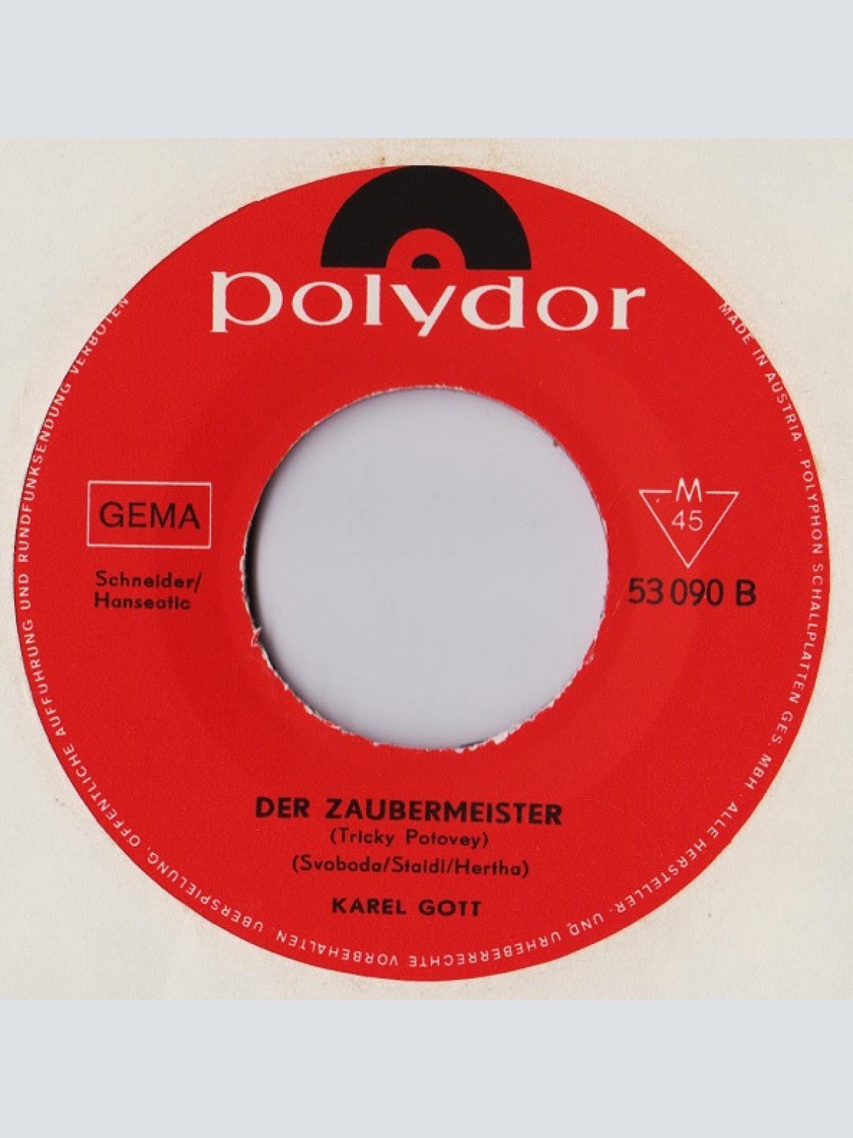 Vinyl / Karel Gott - Lady Carneval