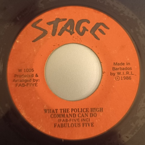 Vinyl / Fabulous Five Inc. - What The Police High Command Can Do