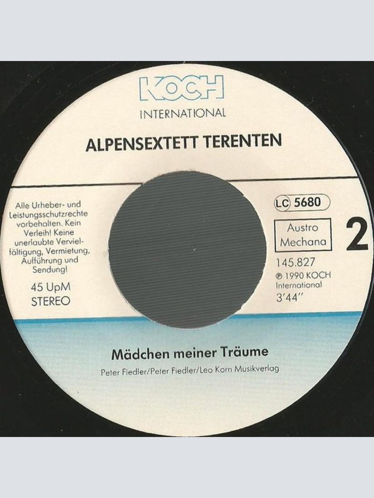 Vinyl / Alpensextett Terenten - Madl, I Hab Mi Verschaut In Di