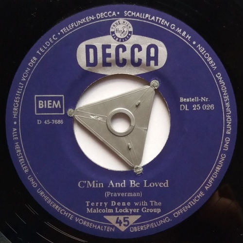 Vinyl / Terry Dene - C'min And Be Loved / The Golden Age