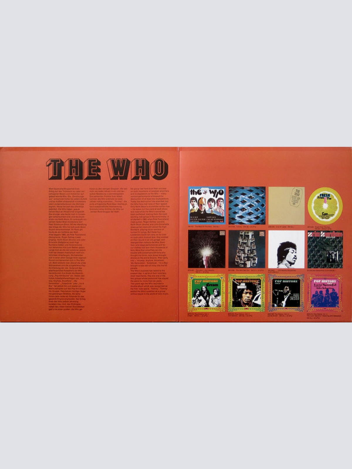 Vinyl / The Who - Pop History Vol 4