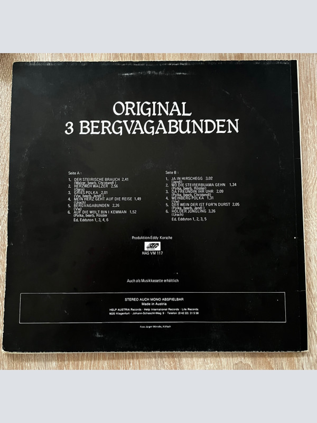 Vinyl / Original 3 Bergvagabunden - Original 3 Bergvagabunden