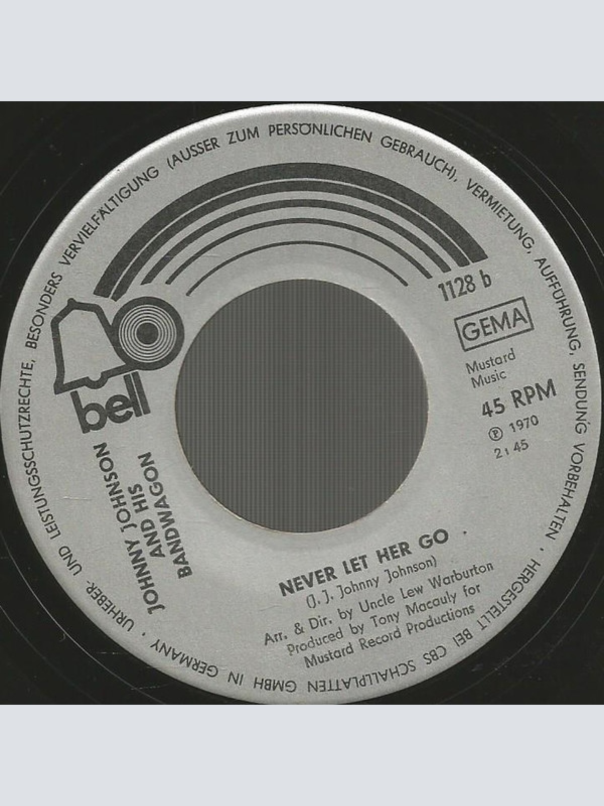 Vinyl / Johnny Johnson And His Bandwagon* - (Blame It) On The Pony Express