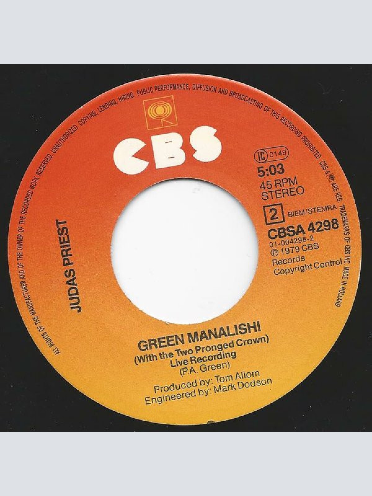 Vinyl / Judas Priest - Some Heads Are Gonna Roll