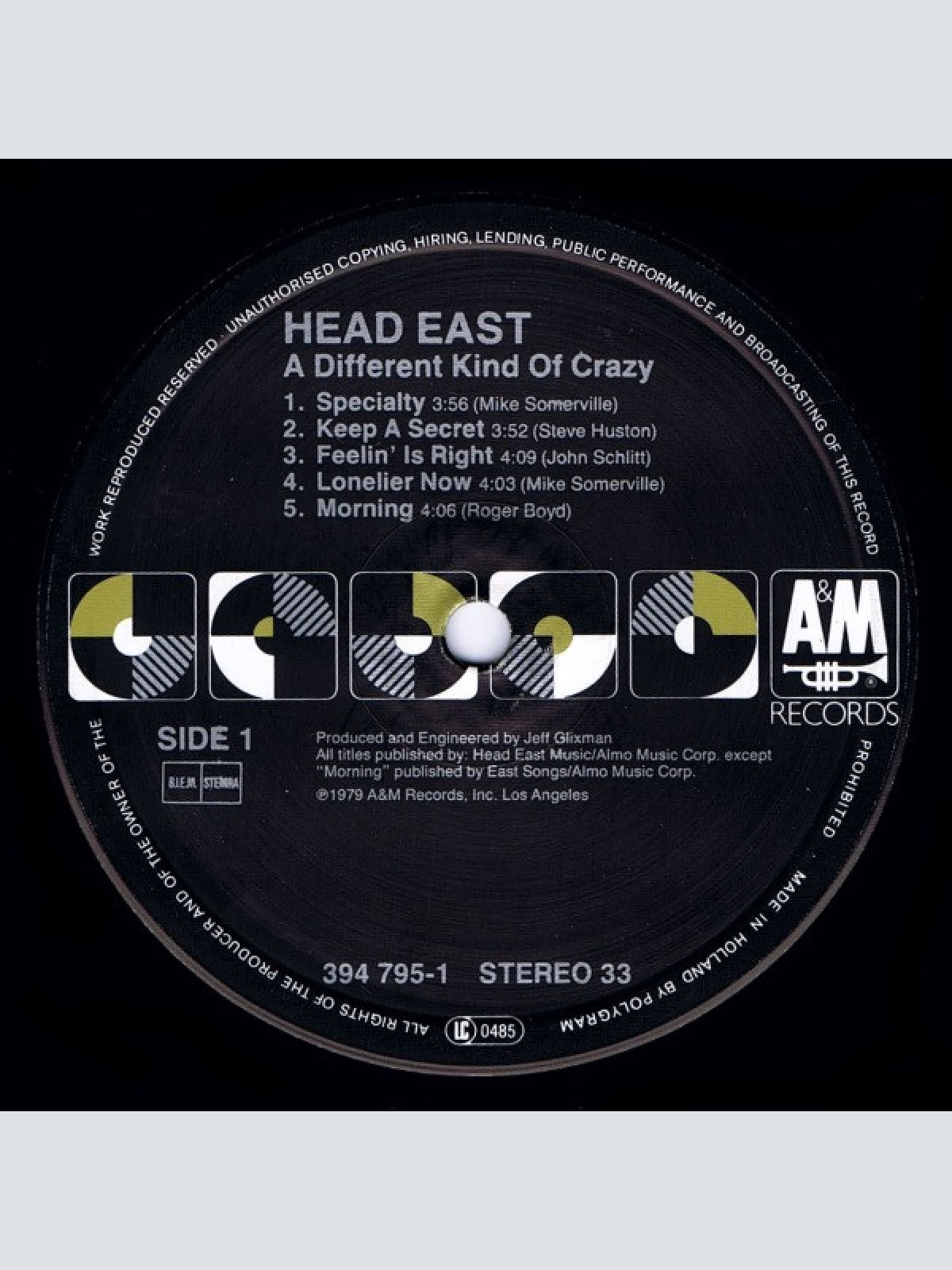 Vinyl / Head East - A Different Kind Of Crazy