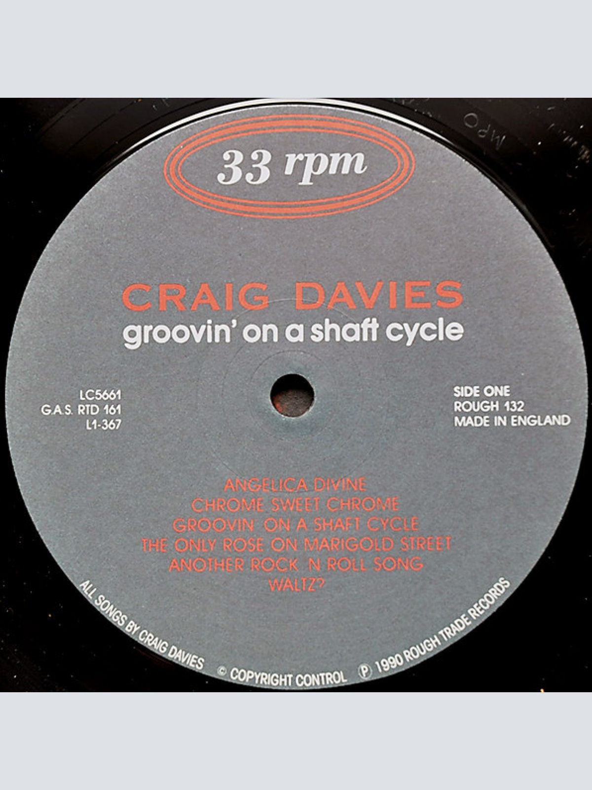 Vinyl / Craig Davies - Groovin' On A Shaft Cycle
