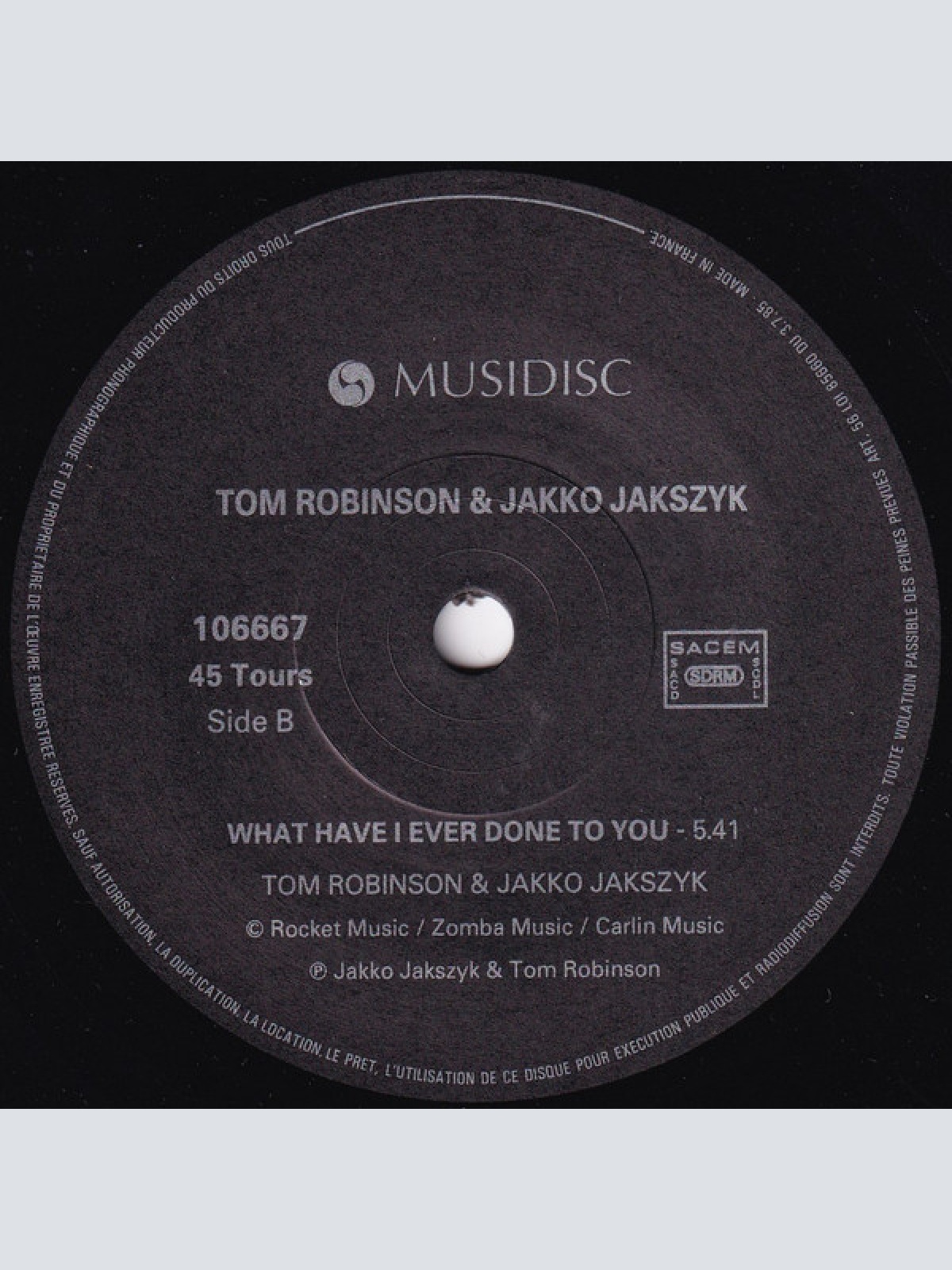 Vinyl / Tom Robinson & Jakko Jakszyk* - Blood Brother