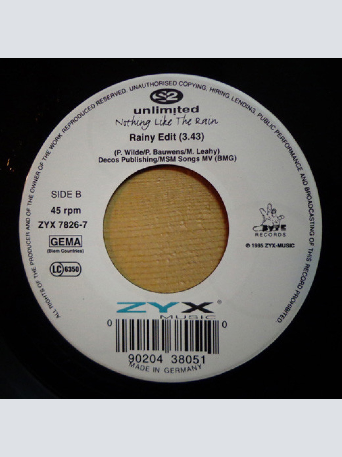 Vinyl / 2 Unlimited - Nothing Like The Rain