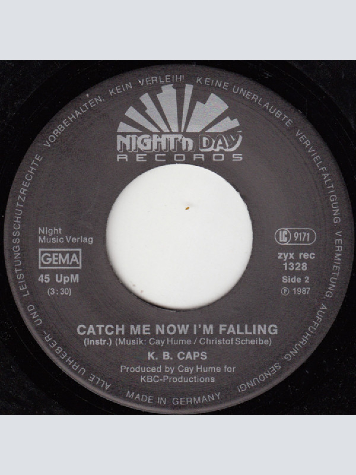 Vinyl / K.B. Caps - Catch Me Now I'm Falling