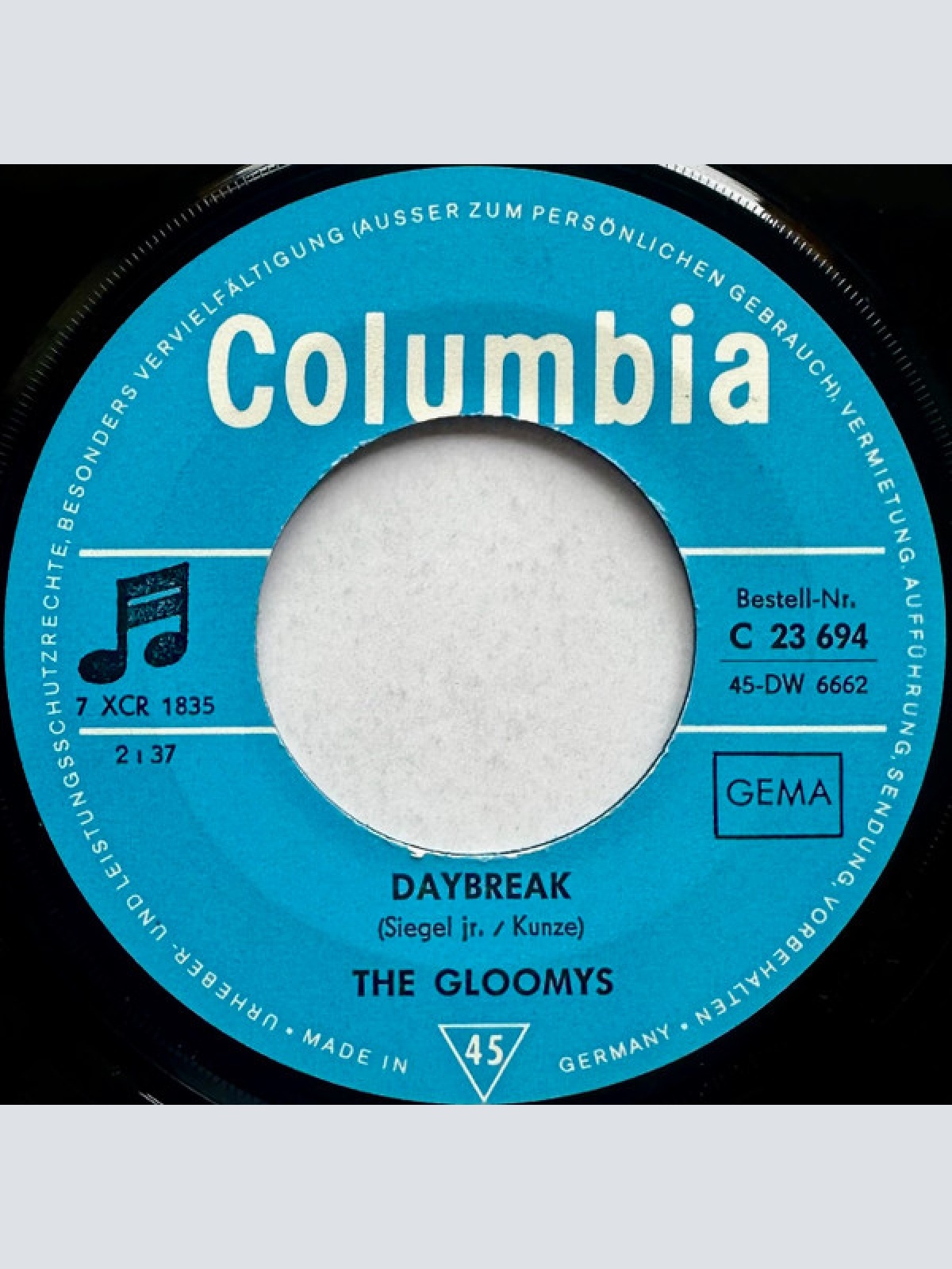 Vinyl / The Gloomys - Daybreak