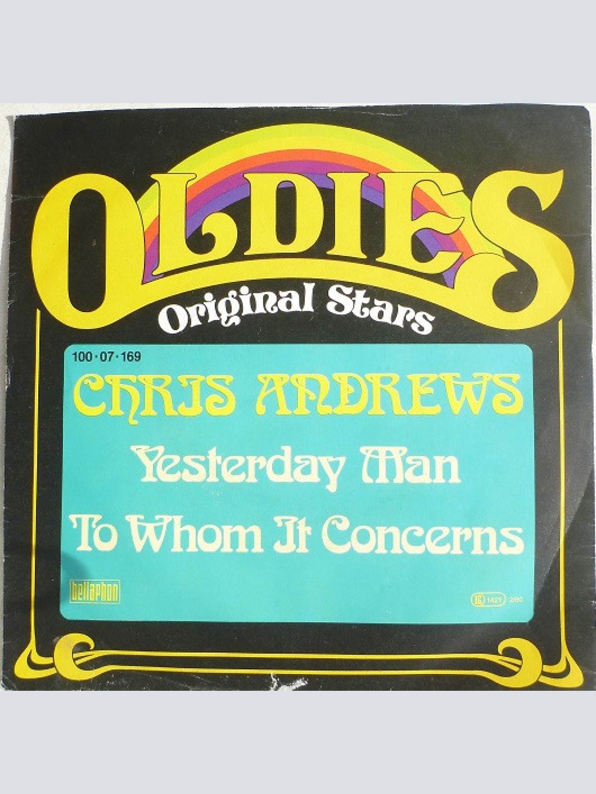 Vinyl / Chris Andrews (3) - Yesterday Man / To Whom It Concerns