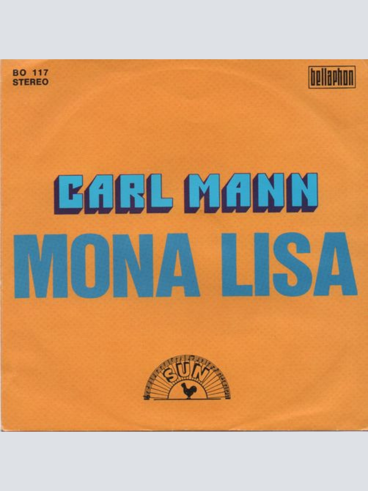 Vinyl / Carl Mann / Jerry Lee Lewis - Mona Lisa / C.C. Rider