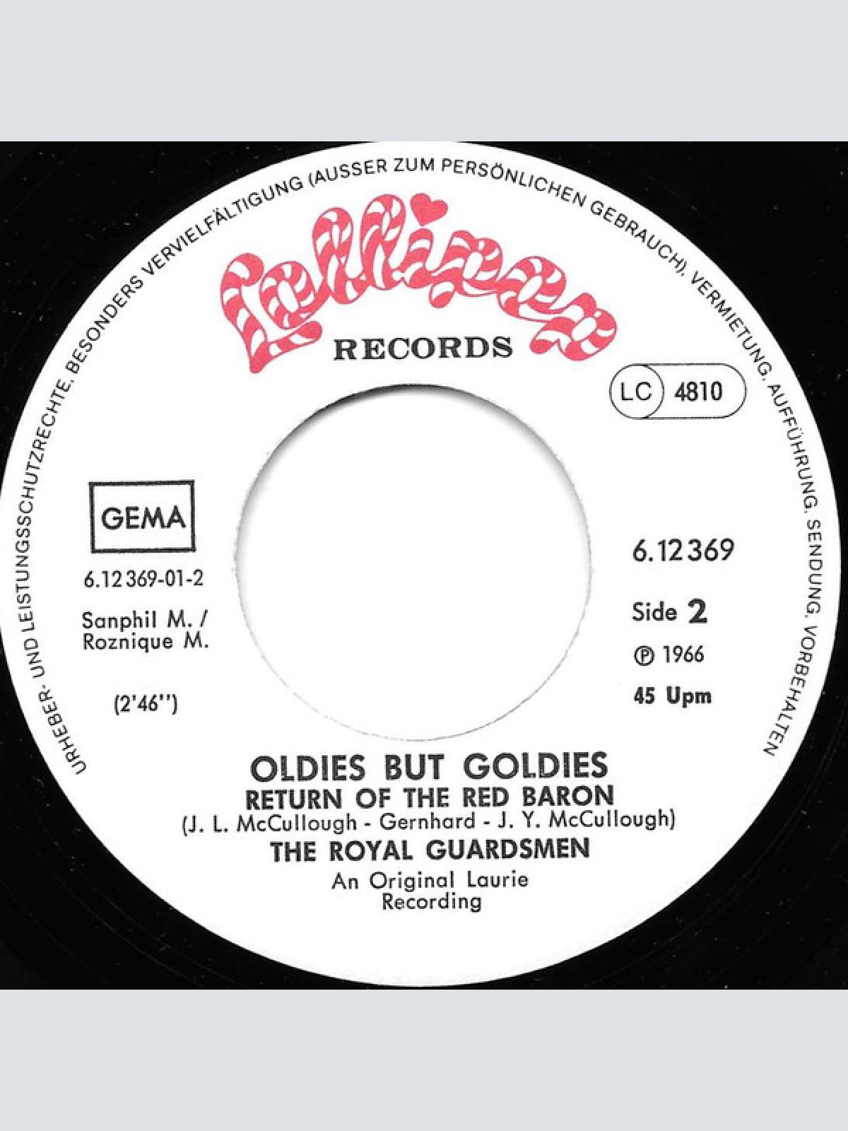 Vinyl / The Royal Guardsmen - Snoopy Vs. The Red Baron / Return Of The Red Baron