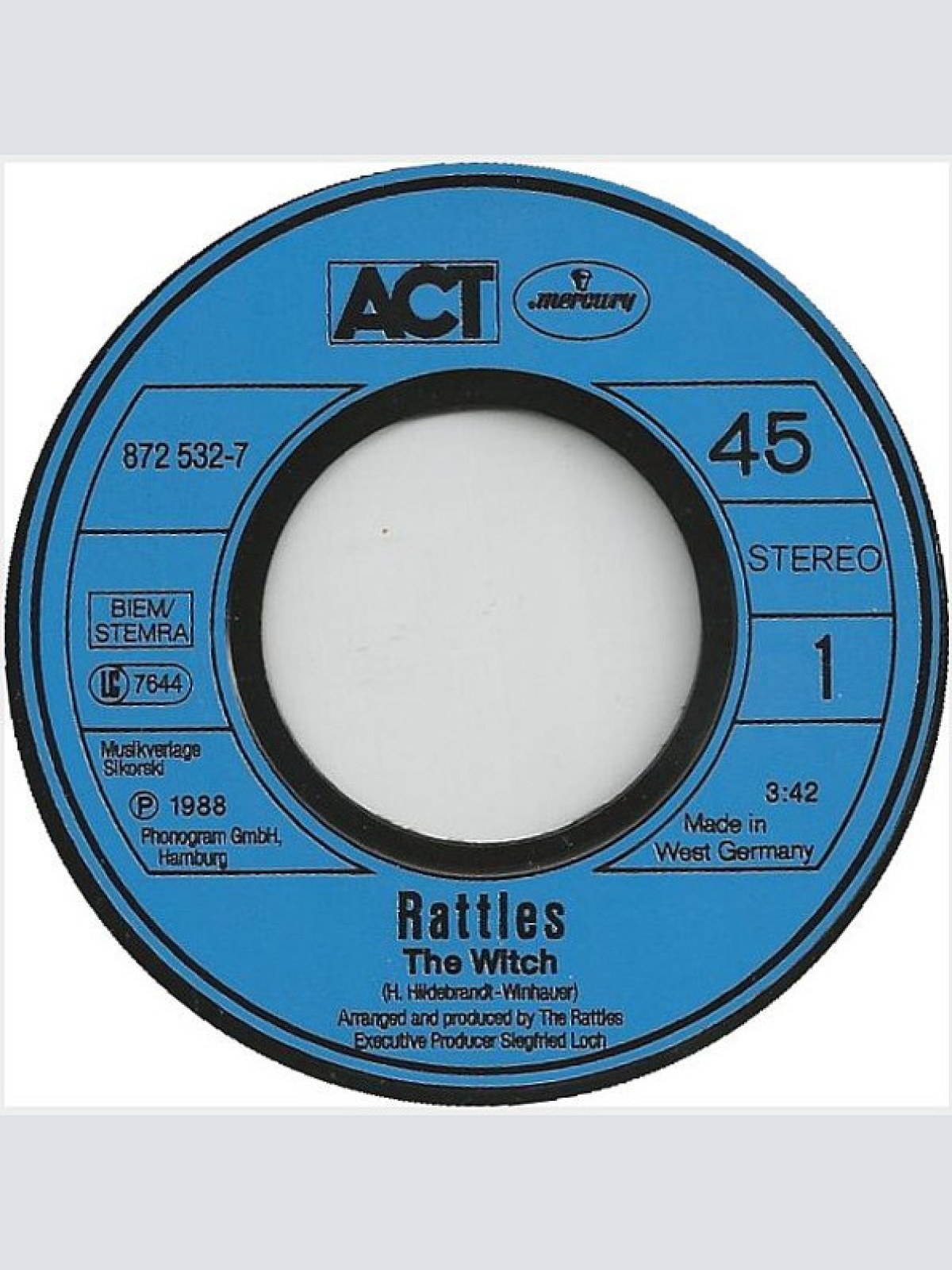 Vinyl / Rattles* - The Witch