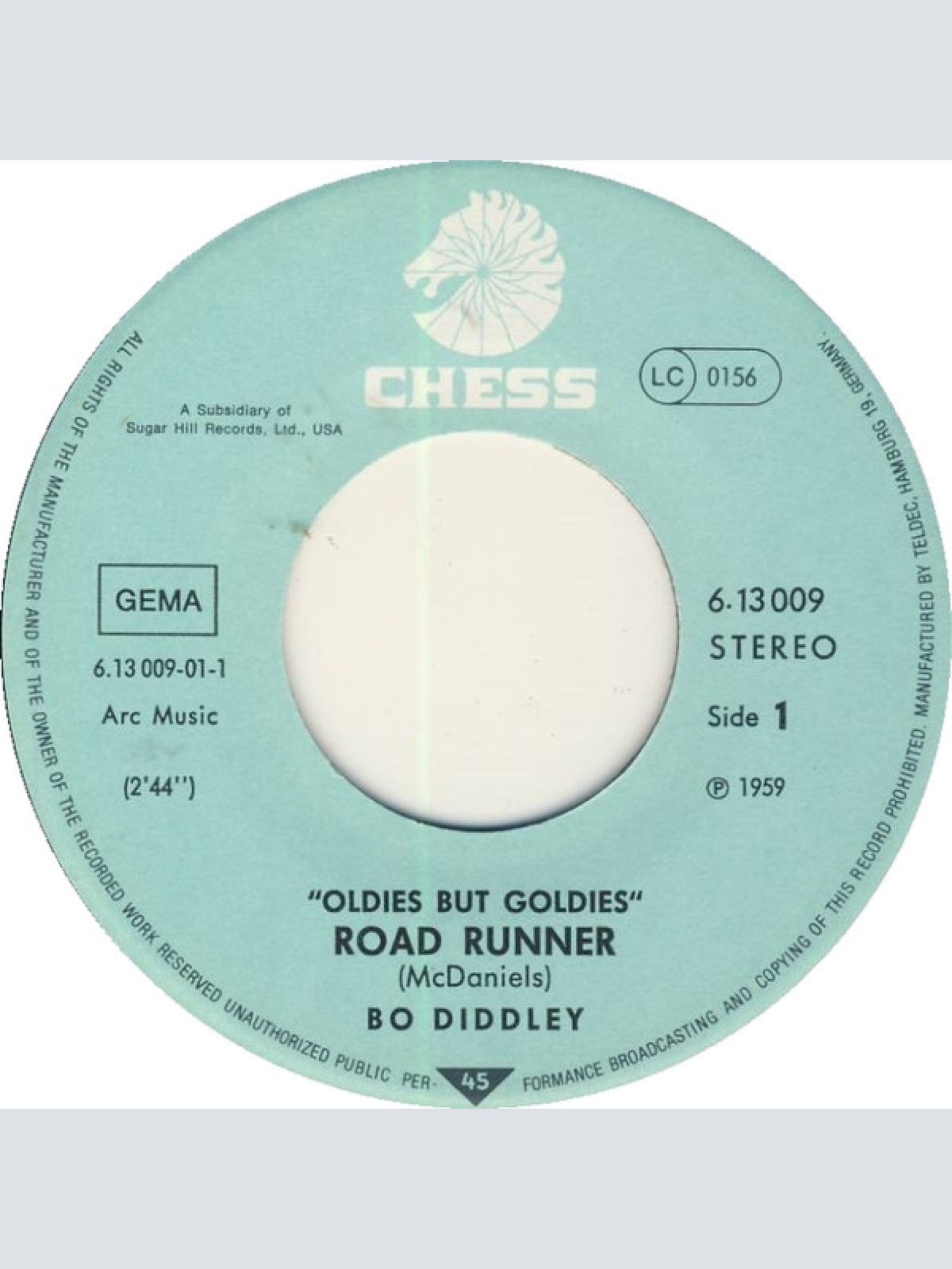Vinyl / Bo Diddley - Road Runner / Bo Diddley