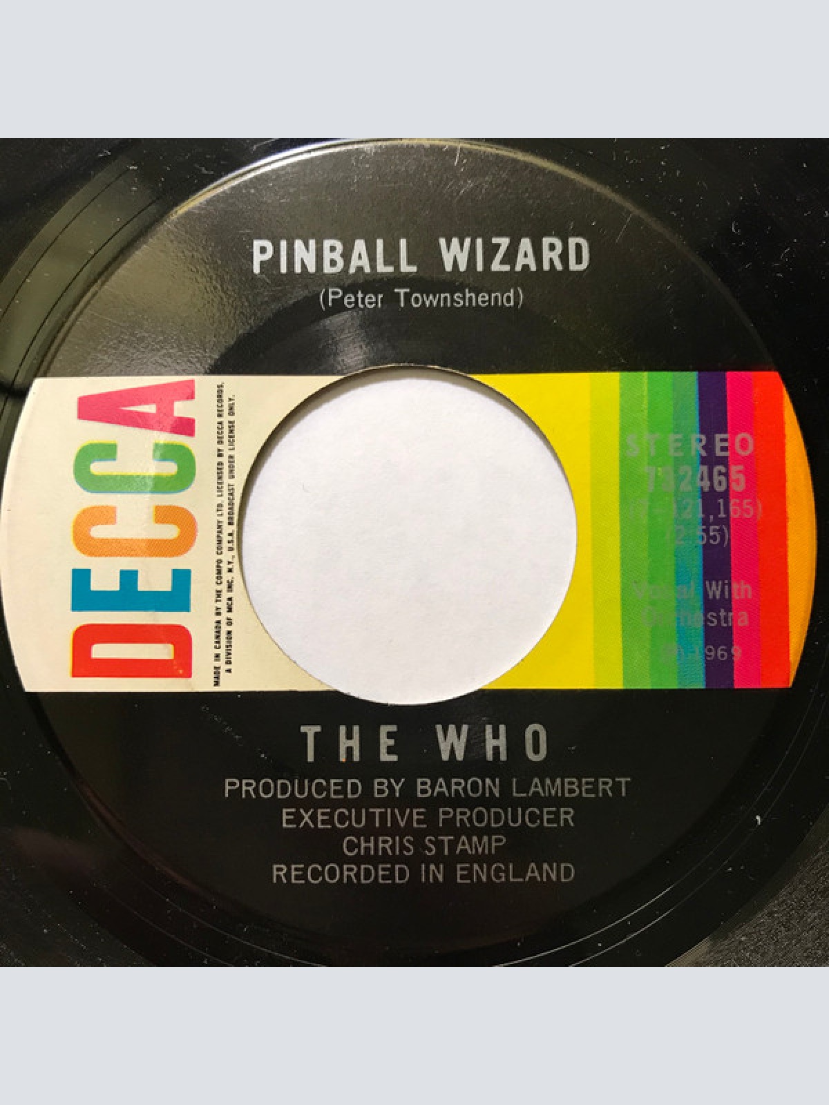 Vinyl / The Who - Pinball Wizard / Dogs Part Two