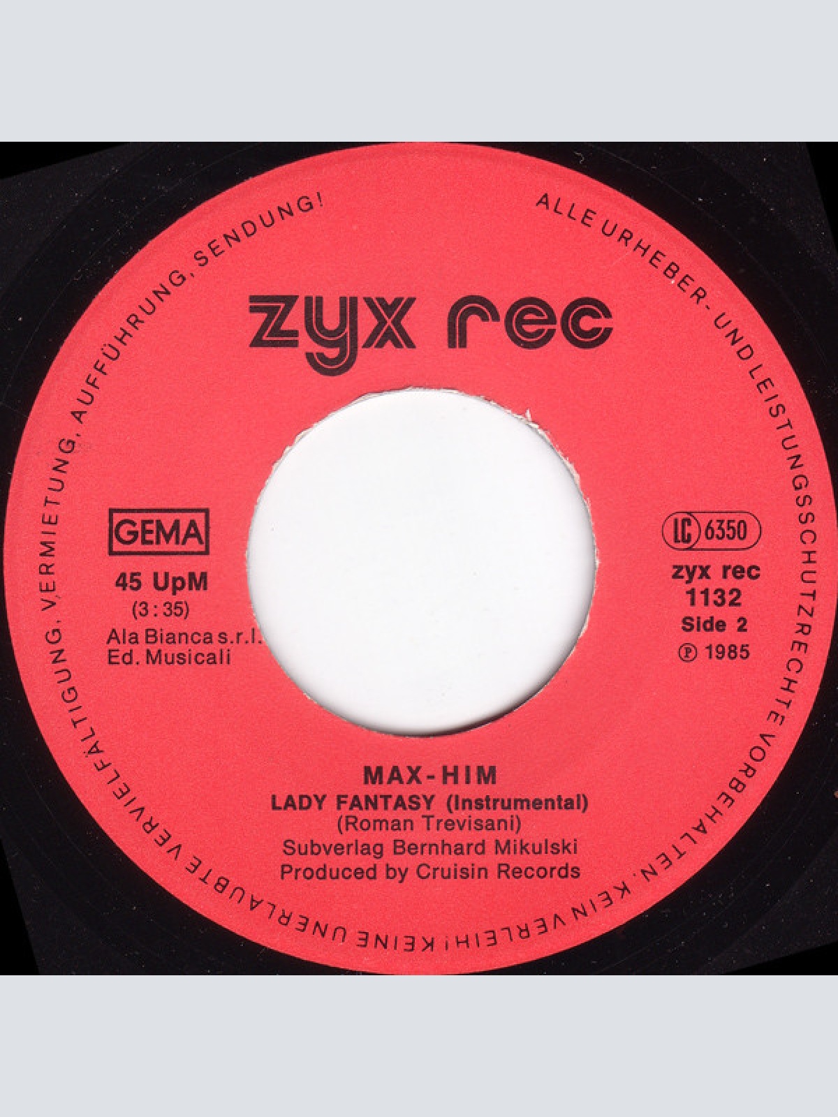 Vinyl / Max-Him - Lady Fantasy