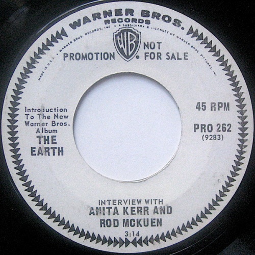 Vinyl / Anita Kerr And Rod McKuen / The San Sebastian Strings - Excerpts From The Earth