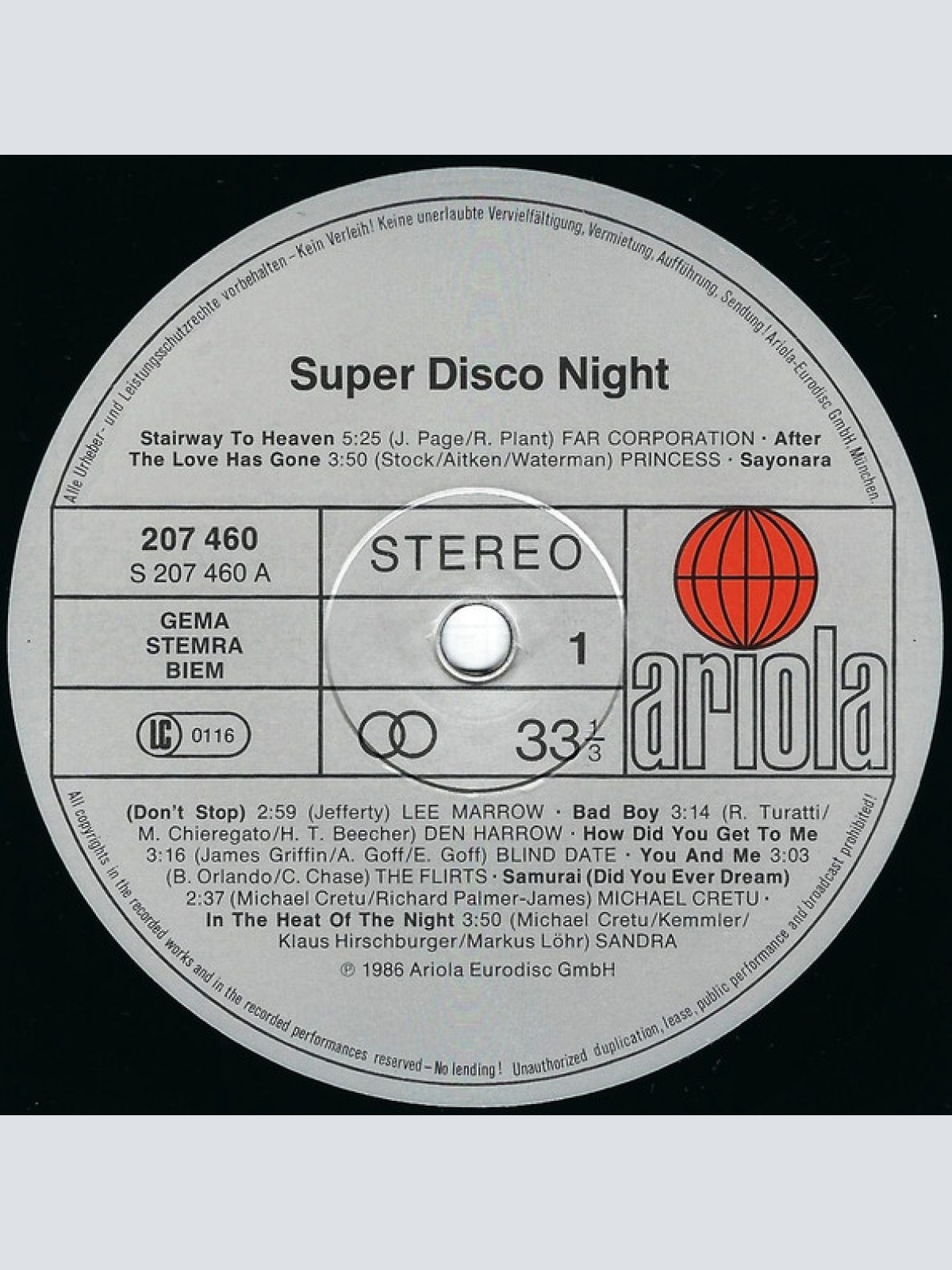 Vinyl / Various - Super Disco Night (Disco Power Ohne Pause)