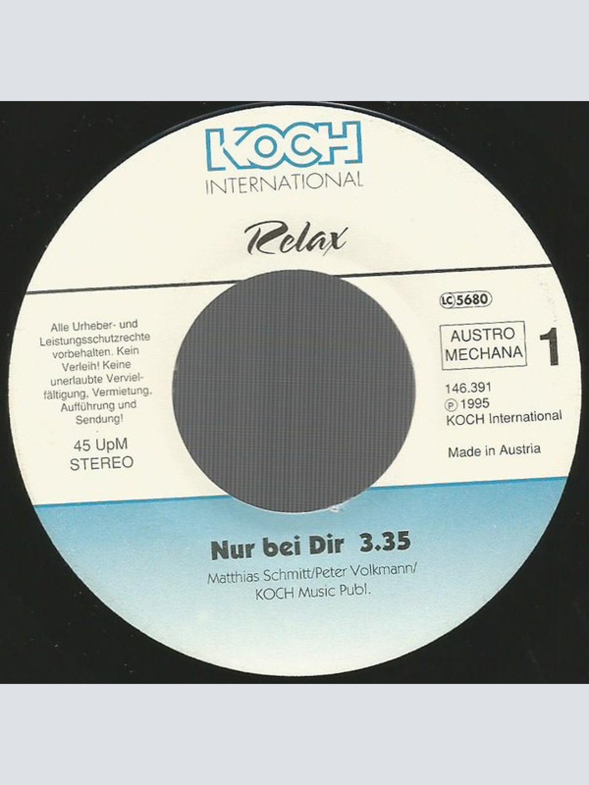 Vinyl / Relax (2) - Nur Bei Dir