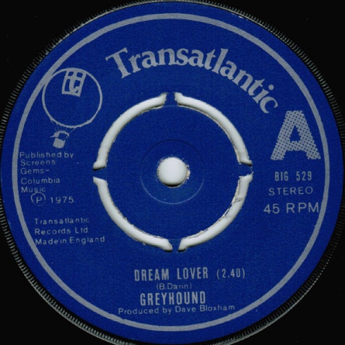 Vinyl / Greyhound (4) - Dream Lover / Wappadusa