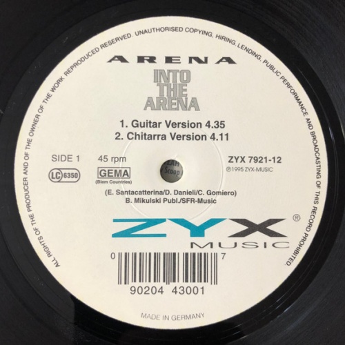 Vinyl / Arena (10) - Into The Arena
