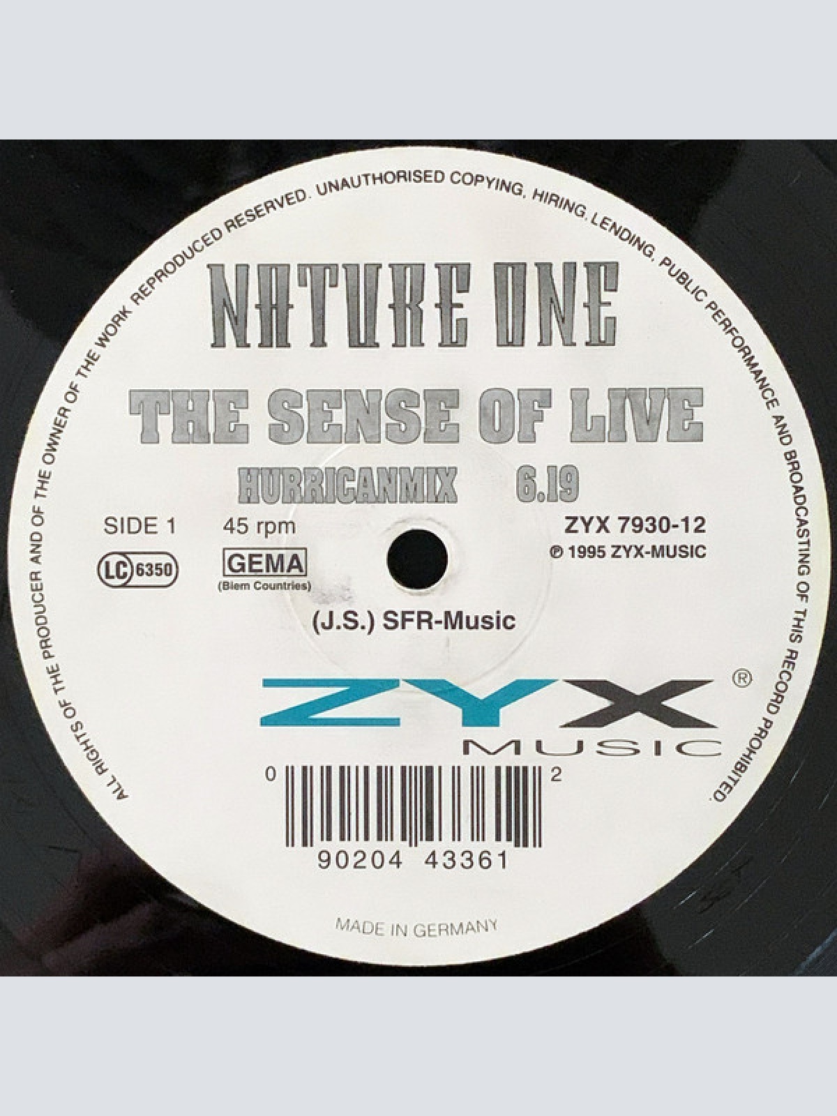 Vinyl / Nature One - The Sense Of Live