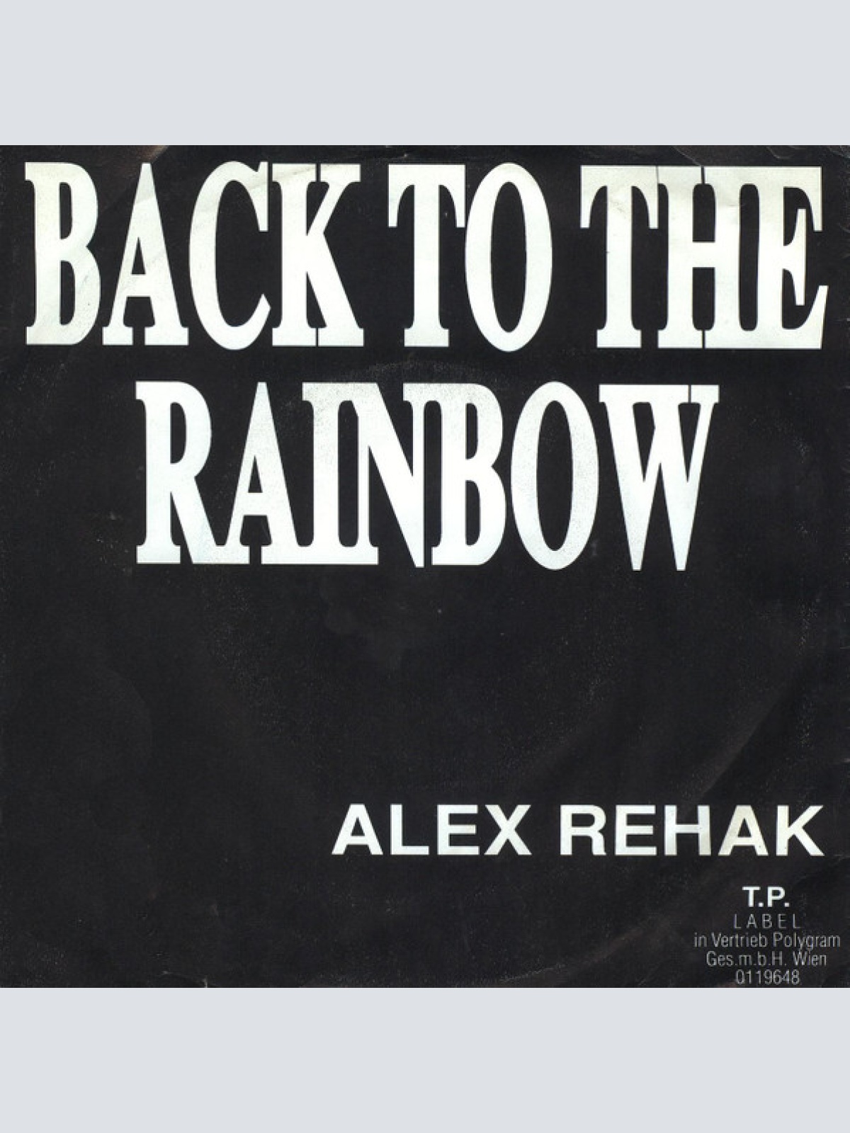 Vinyl / Alex Rehak - Back To The Rainbow
