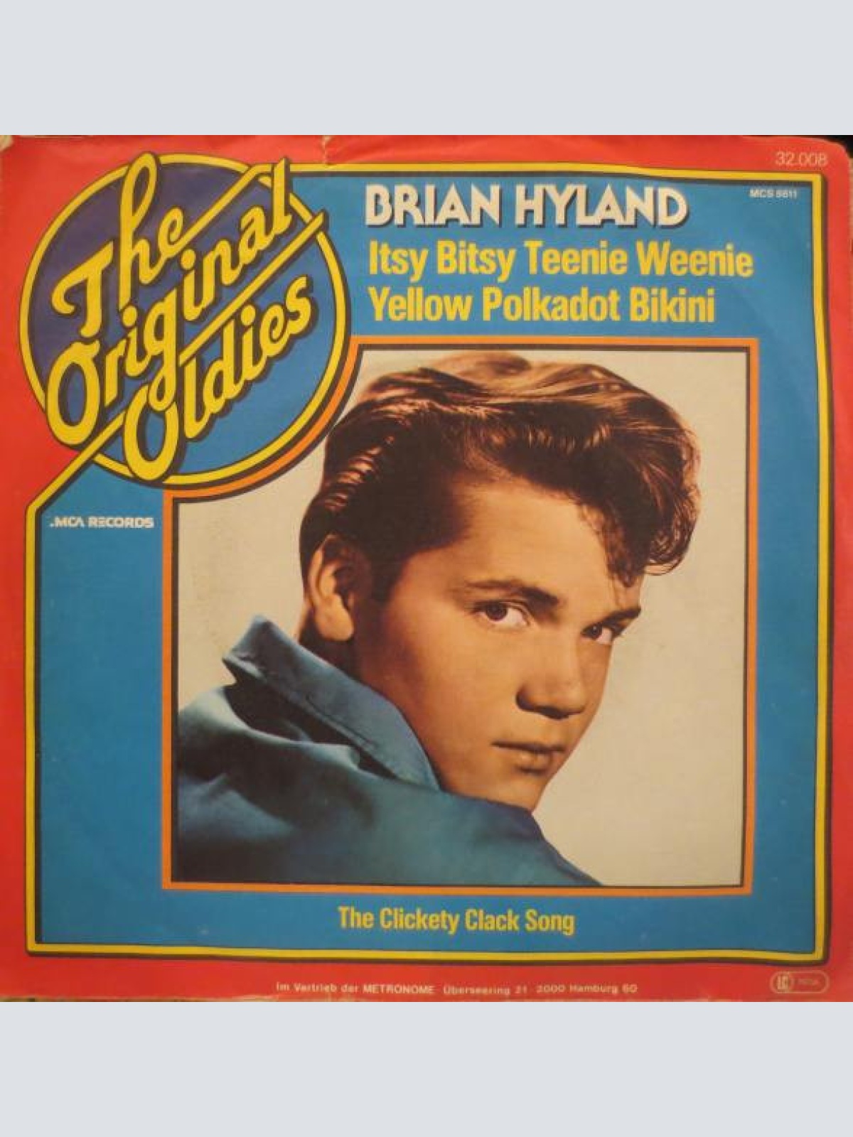 Vinyl / Brian Hyland - Itsy Bitsy, Teenie Weenie Yellow Polkadot Bikini / Clickety Clack Song
