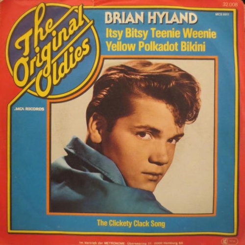 Vinyl / Brian Hyland - Itsy Bitsy, Teenie Weenie Yellow Polkadot Bikini / Clickety Clack Song