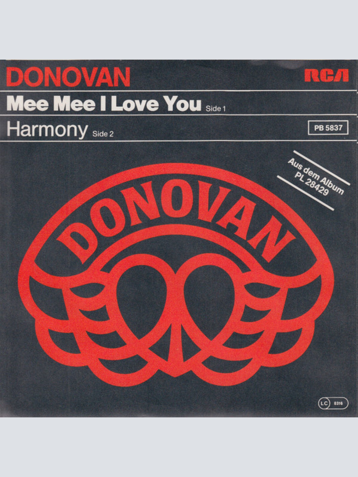 Vinyl / Donovan - Mee Mee I Love You
