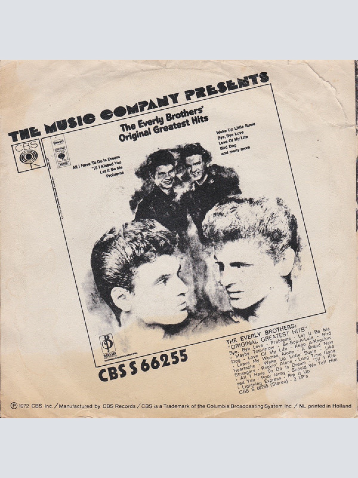 Vinyl / The Everly Brothers* - 'Til I Kissed You / Bird Dog