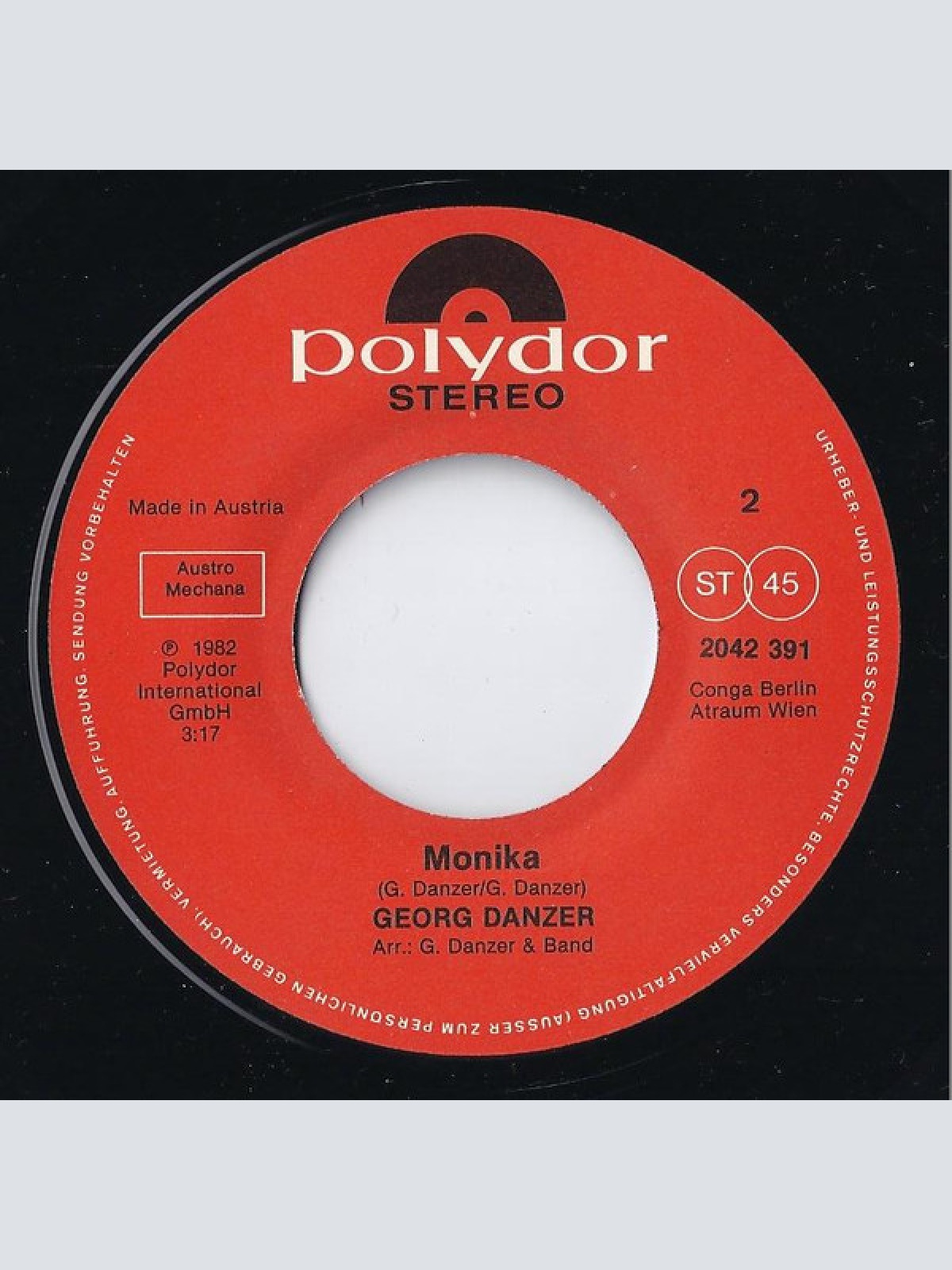 Vinyl / Georg Danzer - Mein Leben