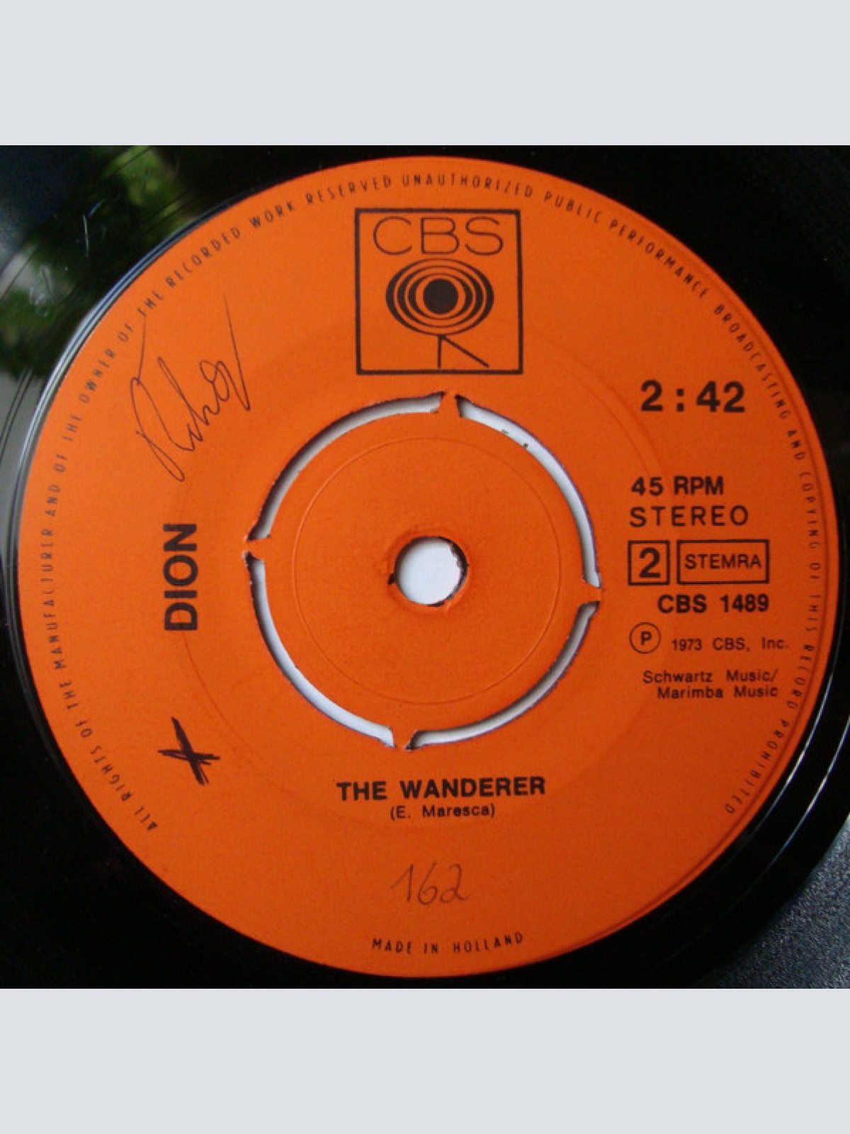 Vinyl / Dion (3) - Ruby Baby / The Wanderer