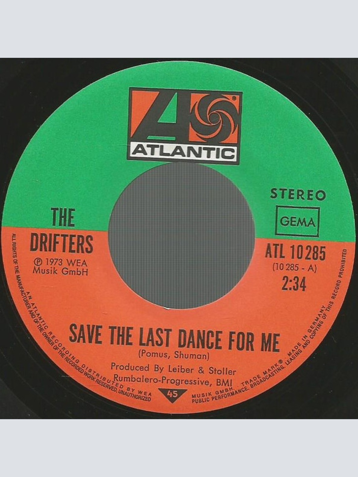 Vinyl / The Drifters - Save The Last Dance For Me
