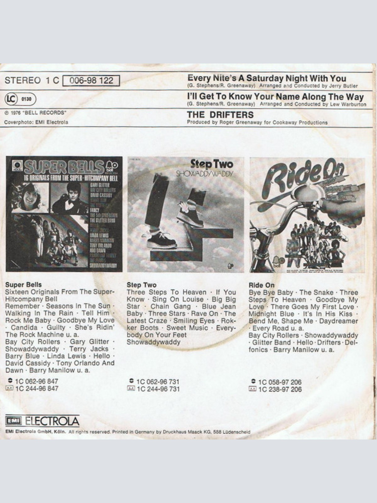 Vinyl / The Drifters - Every Nite's A Saturday Night With You