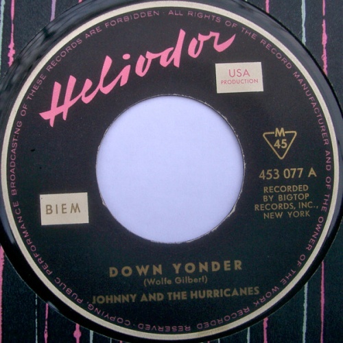 Vinyl / Johnny And The Hurricanes - Down Yonder