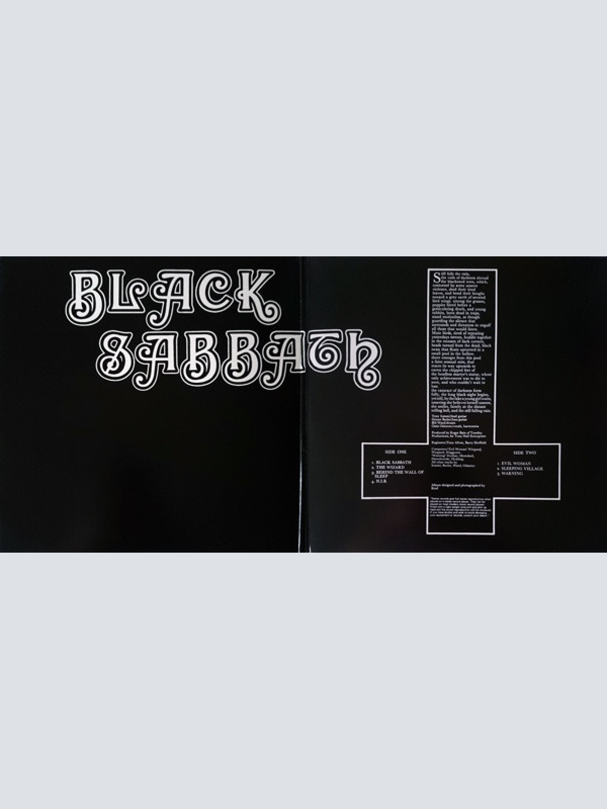 Vinyl / Black Sabbath - Black Sabbath