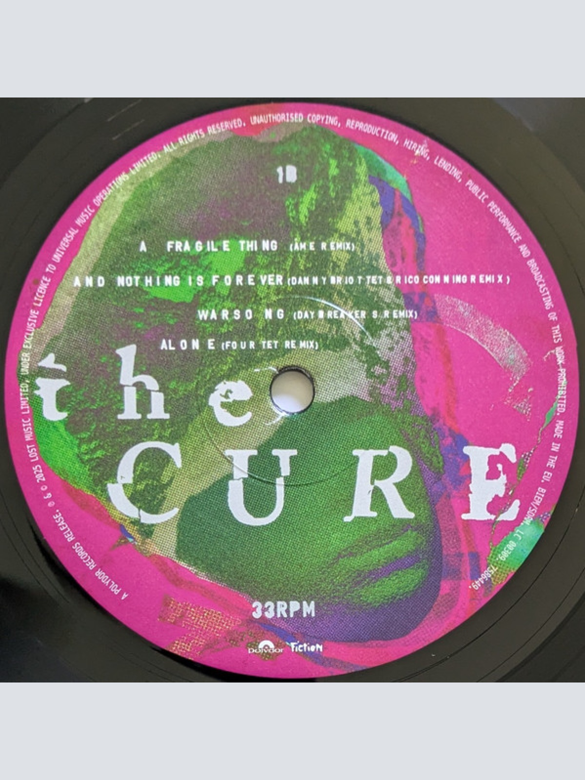 Vinyl / The Cure - Mixes Of A Lost World