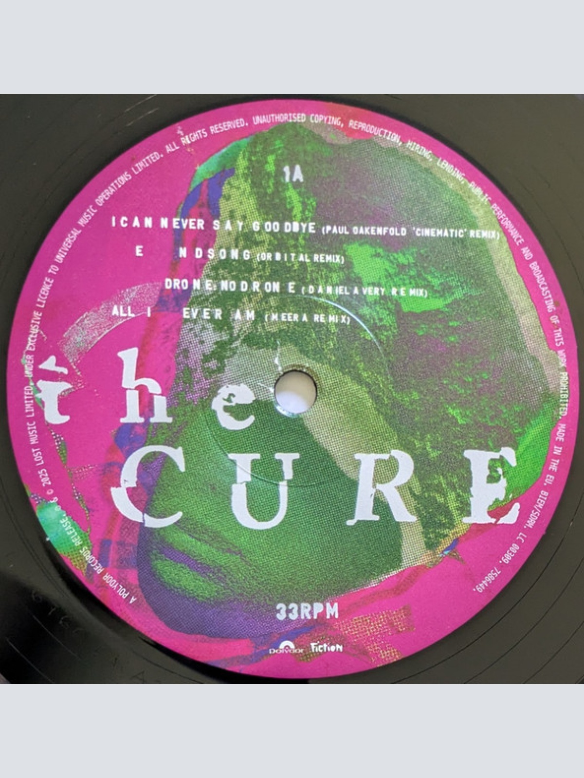 Vinyl / The Cure - Mixes Of A Lost World
