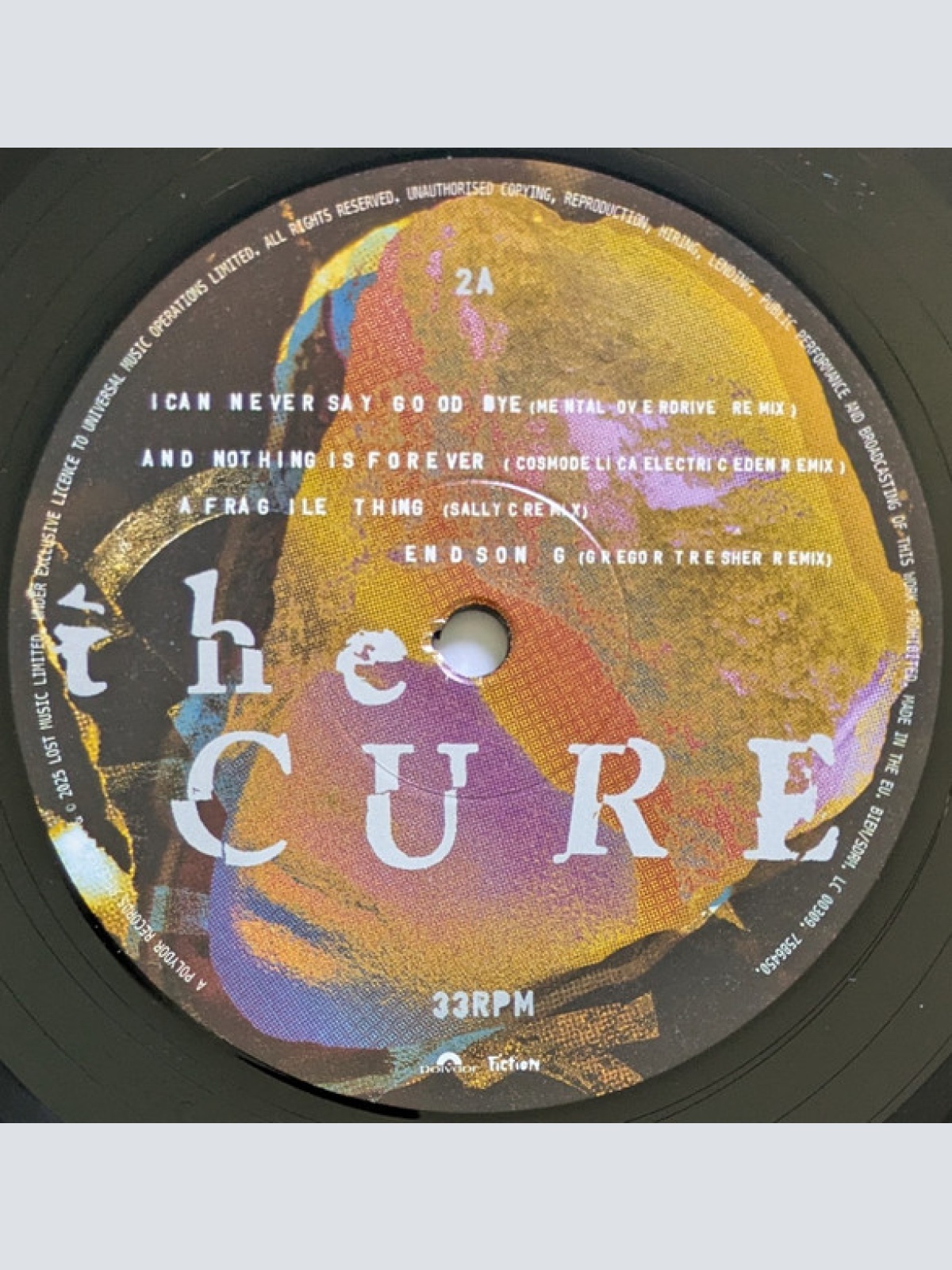 Vinyl / The Cure - Mixes Of A Lost World