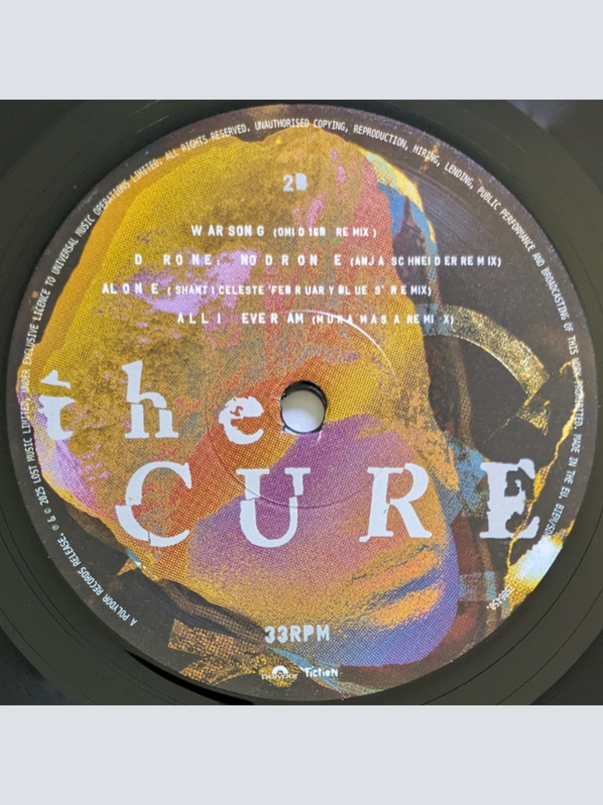 Vinyl / The Cure - Mixes Of A Lost World