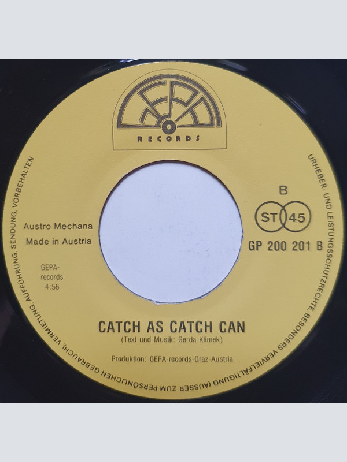 Vinyl / Susi Singers - Otto, Catch