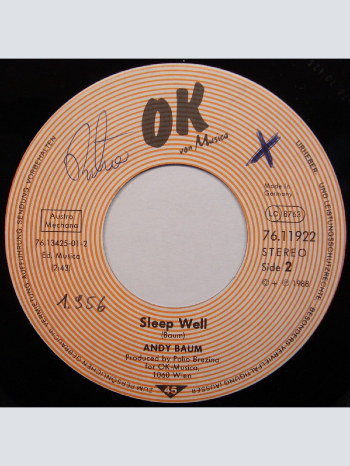 Vinyl / Andy Baum - Still Remember Yvonne