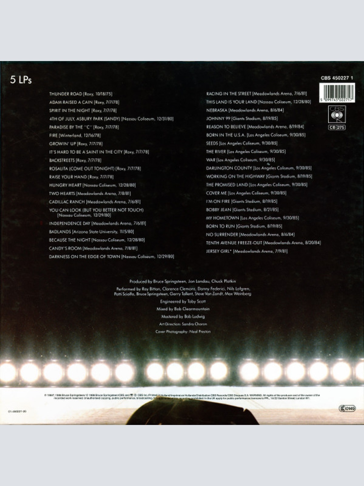 Vinyl / Bruce Springsteen & The E Street Band* - Live/1975-85