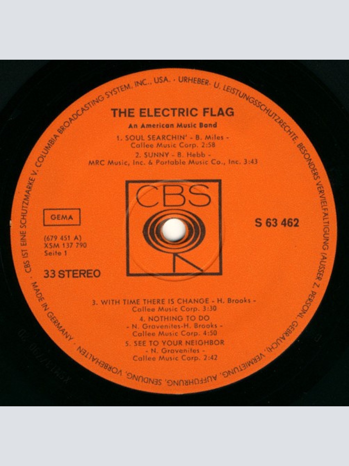 Vinyl / The Electric Flag - An American Music Band
